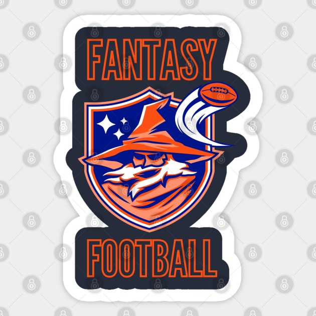 Fantasy Football (Denver) Sticker by Pine Tree Tees